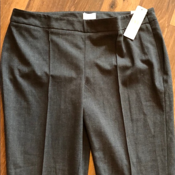 LAUNDRY BY SHELLI SEGAL Gray Side zip pants size 10 work wear ships same day - Picture 2 of 9